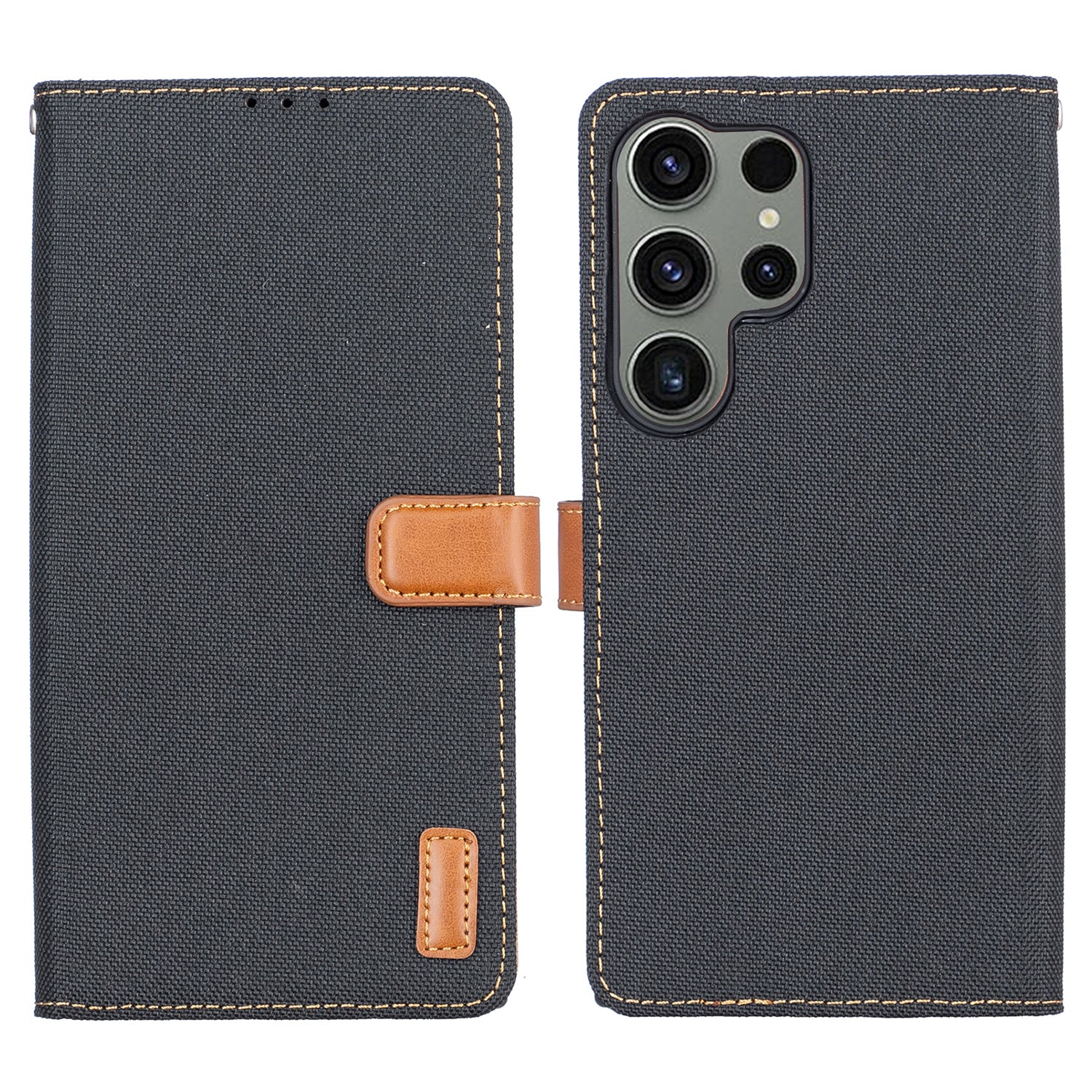 For Samsung Galaxy S23 Ultra PU Leather Stand Case Jeans Cloth Wallet Protective Phone Cover For Samsung Galaxy S23 Ultra PU Leather Stand Case Jeans Cloth Wallet Protective Phone Cover